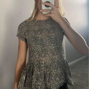 ghanda leopard blouse